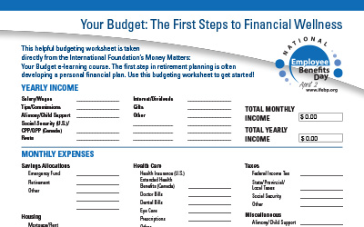 Your Budget: The First Steps to Financial Wellness