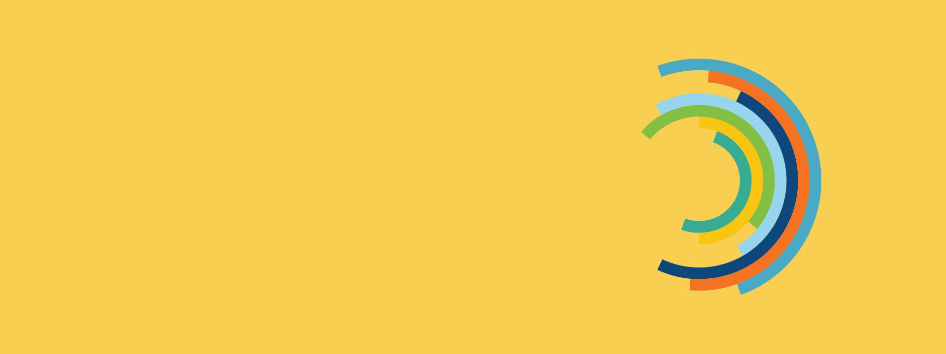 Membership banner 2025 Abstract circle graphic