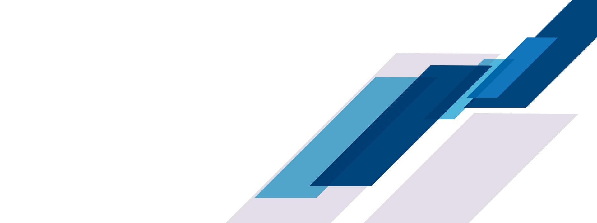 Blue angled boxes