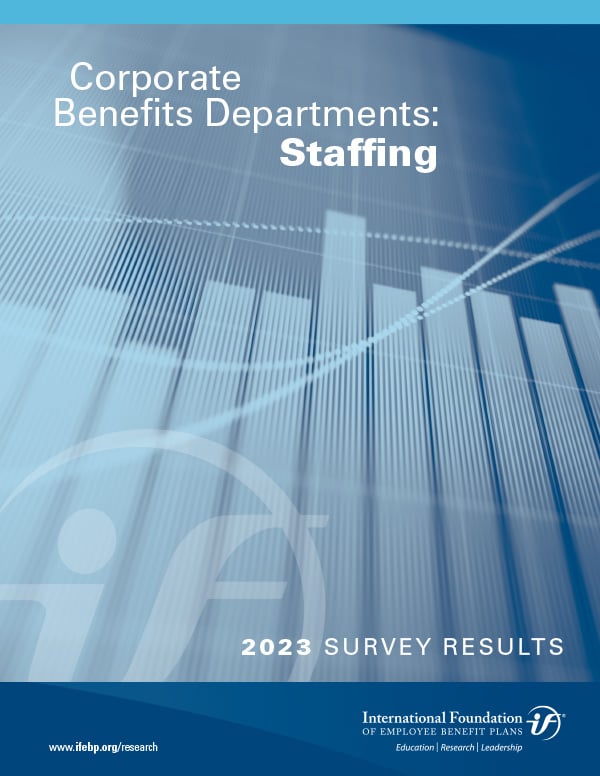 Corporate Benefits Department Staffing 2023 Survey